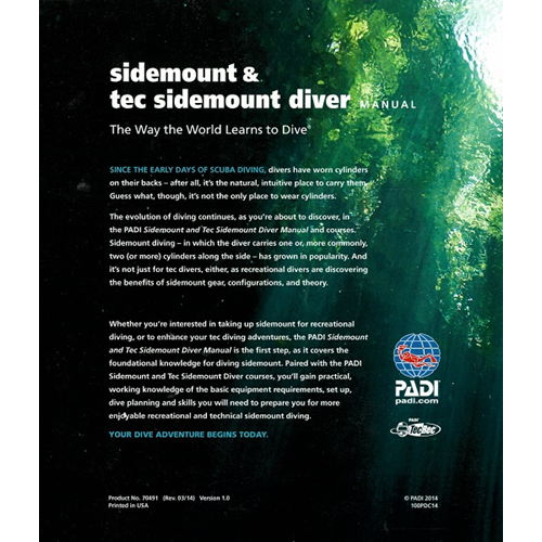 ~ Sidemount & Tec Sidemount Course Manual - PADI